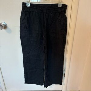 Athleta Black Linen Pants